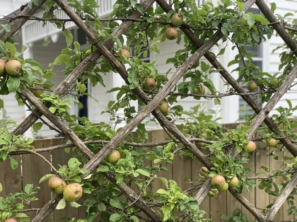 espalier fruit tree trellis