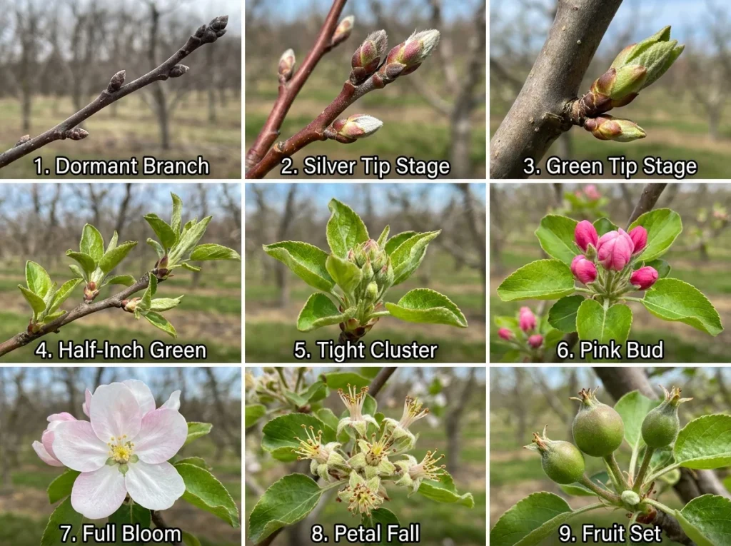 apple pest management from dormant buds through harvest