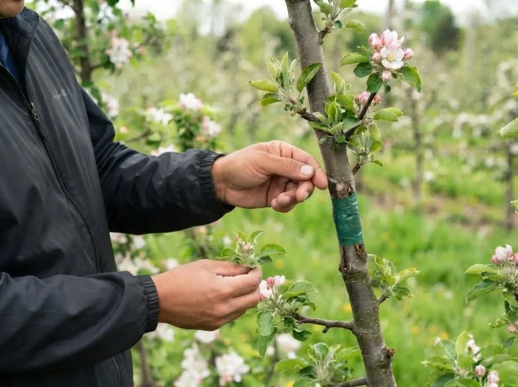backyard orchard tree health inspection
