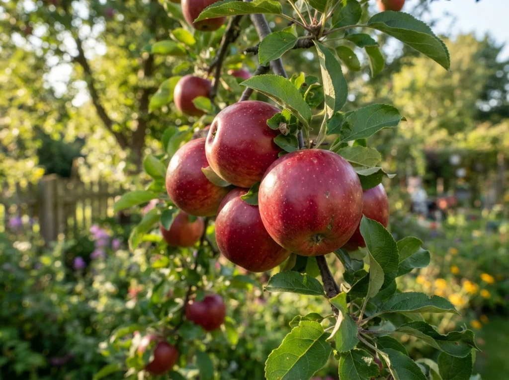 disease resistant apple tree varieties ripening on the branch