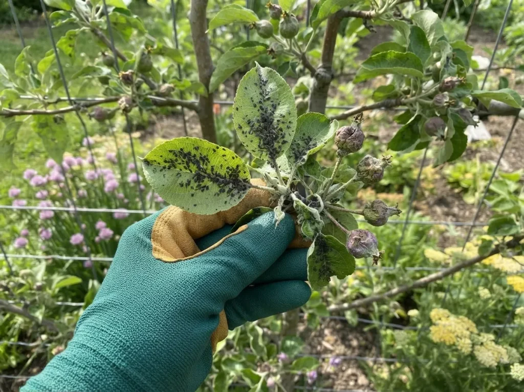apple tree diseases and cures identification using whole-tree and leaf close-up inspection
