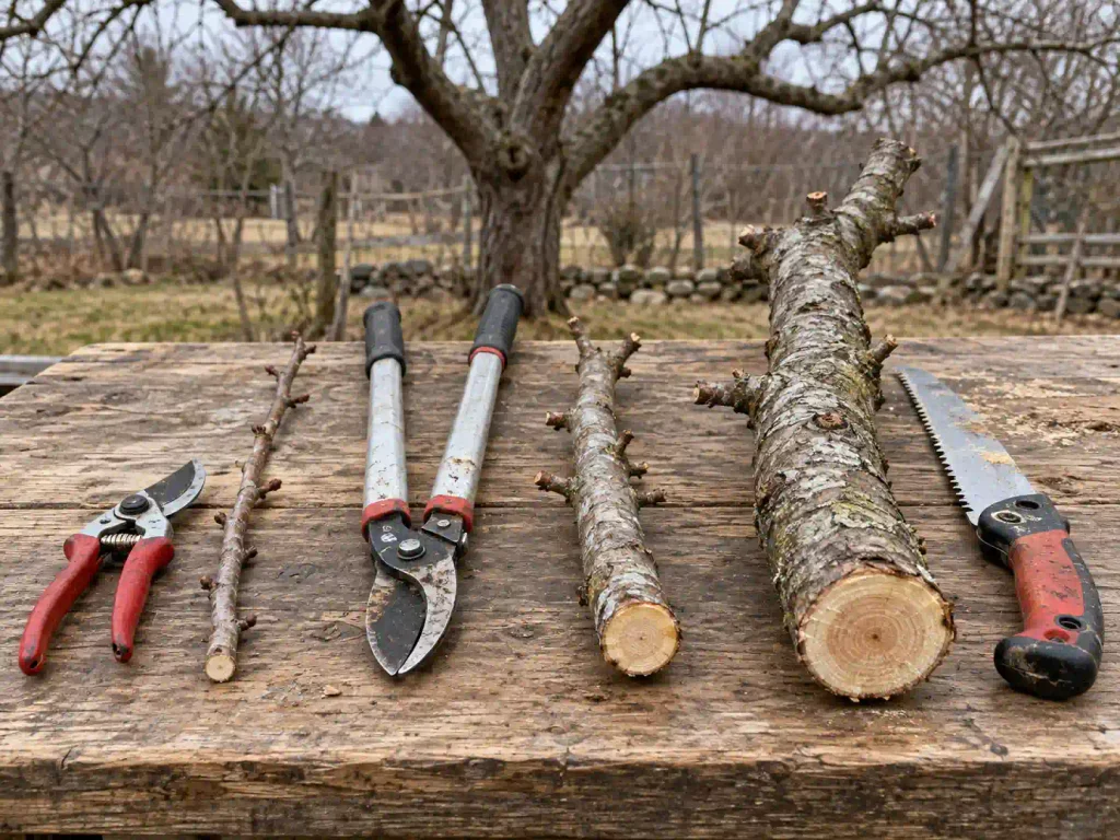 pruning shears vs loppers compared by apple branch size